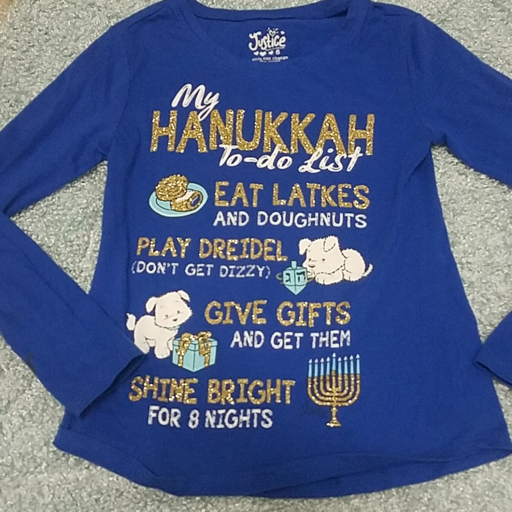 Hanukkah long sleeve shirt